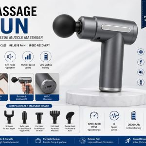 Portable Rechargeable Deep Tissue Massage Gun