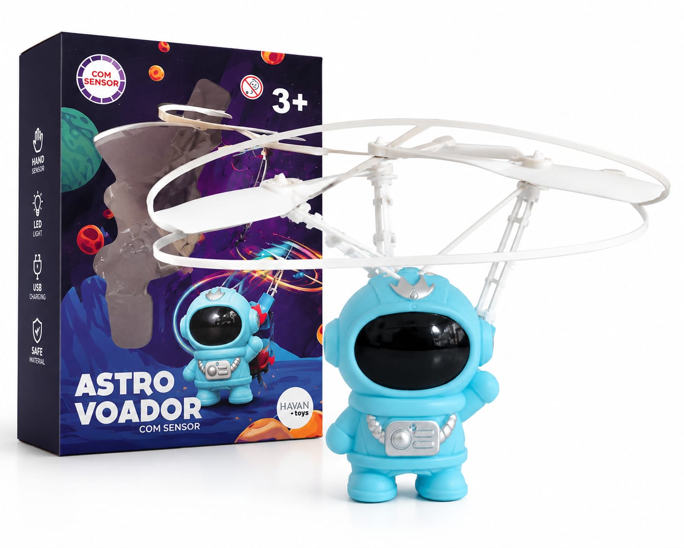 Flying Astronaut Hand Sensor Drone Toy